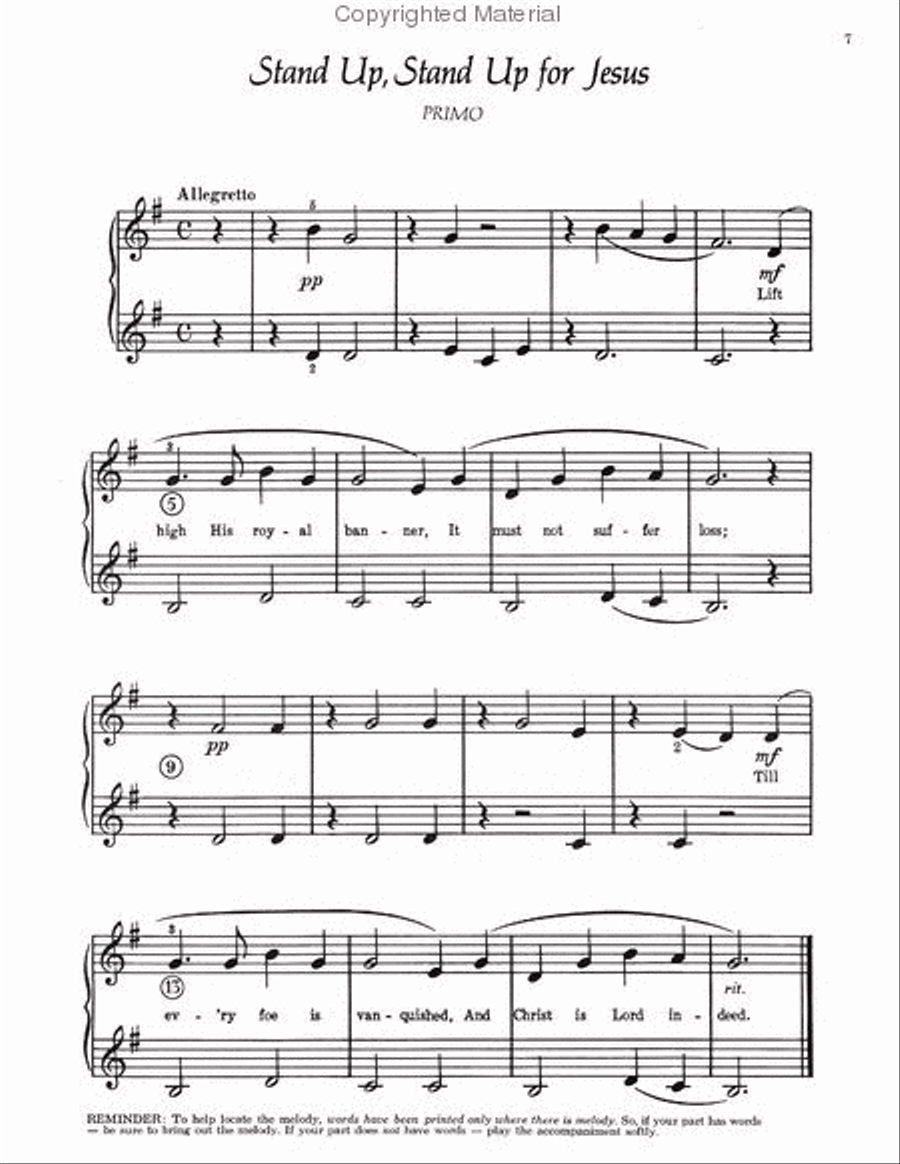 Easy Hymn Duets