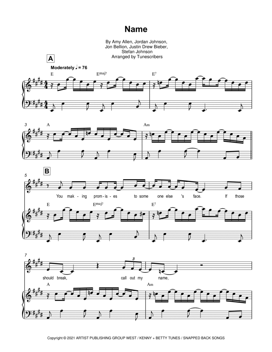Name Voice scores gallery preview page 1