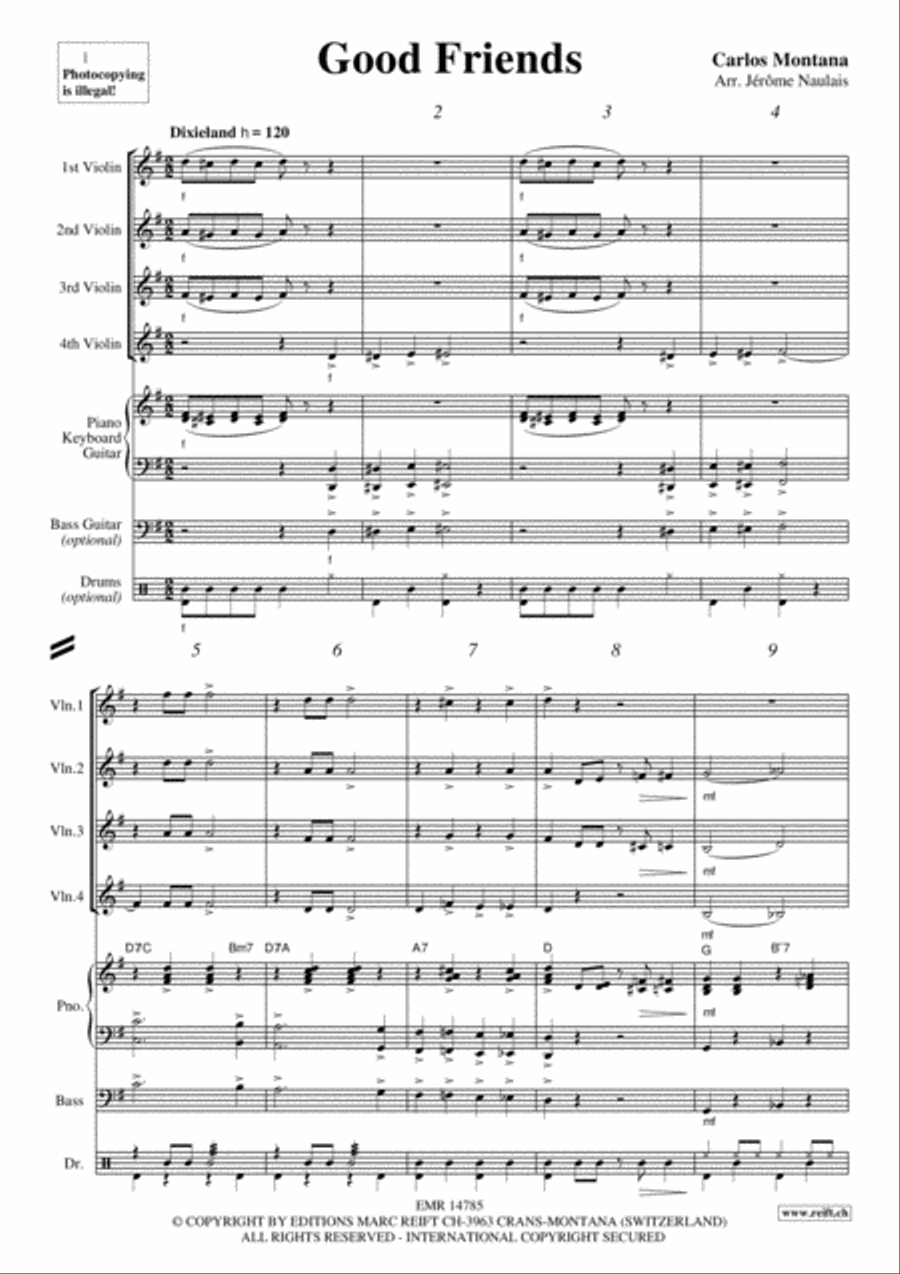 Good Friends Violin scores gallery preview page 3