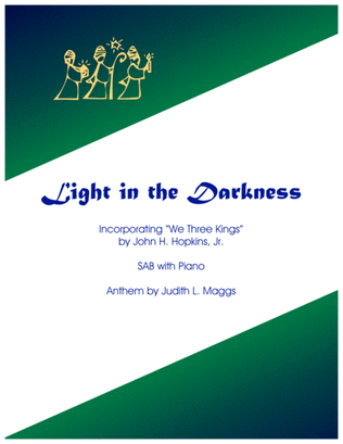 Book cover for Light in the Darkness (Incorporating "We Three Kings")