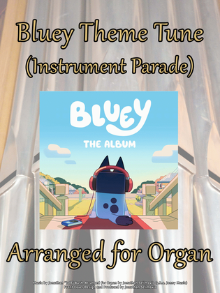Book cover for Bluey Theme Tune (Instruments Parade)