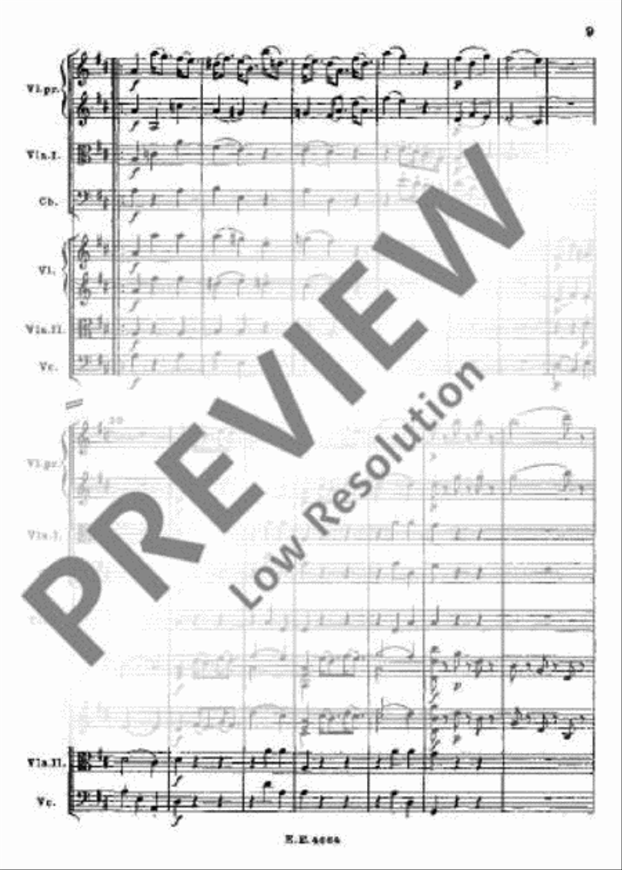 Serenade No. 6 D major Chamber Orchestra scores gallery preview page 14