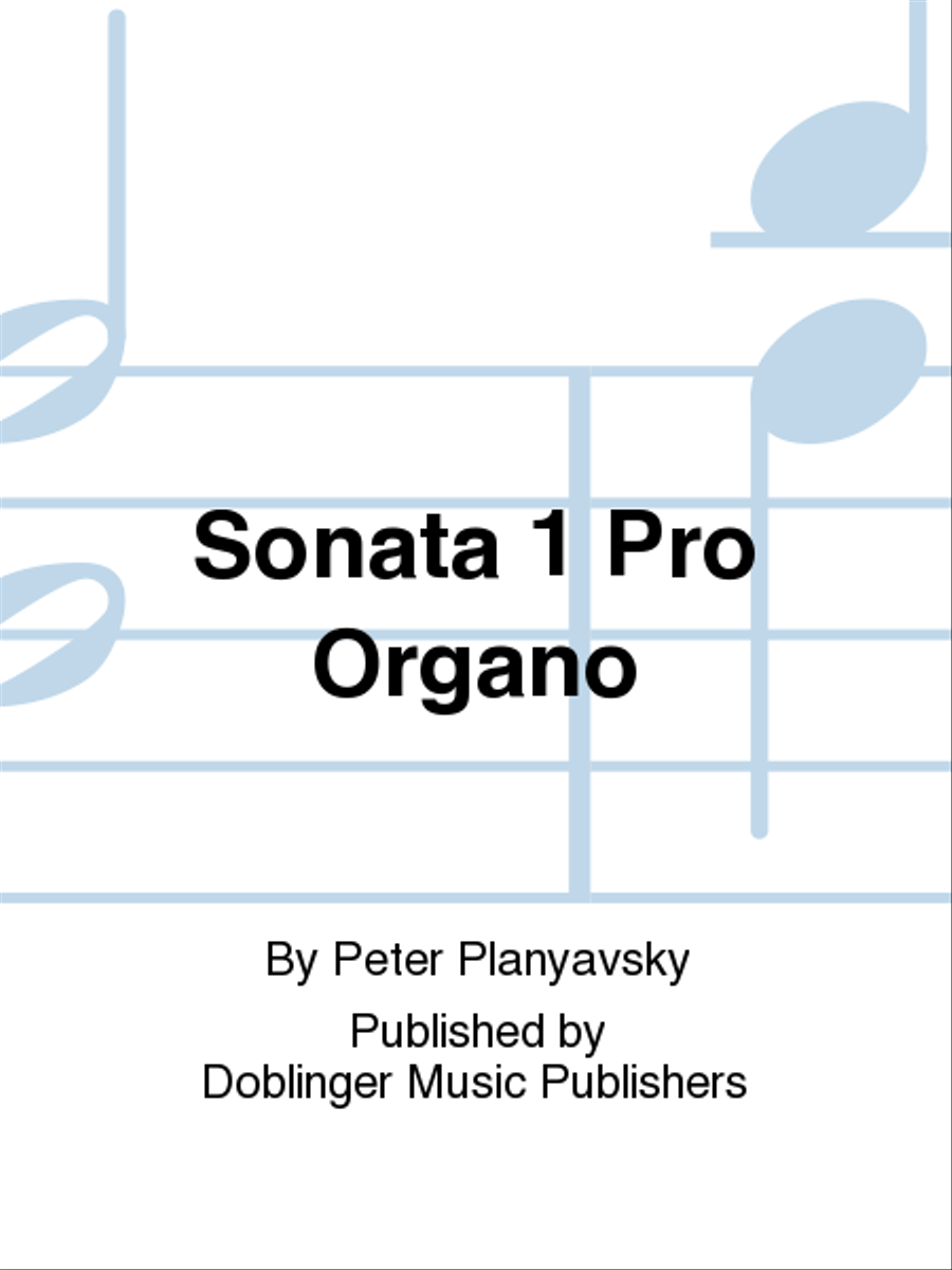Sonata 1 Pro Organo