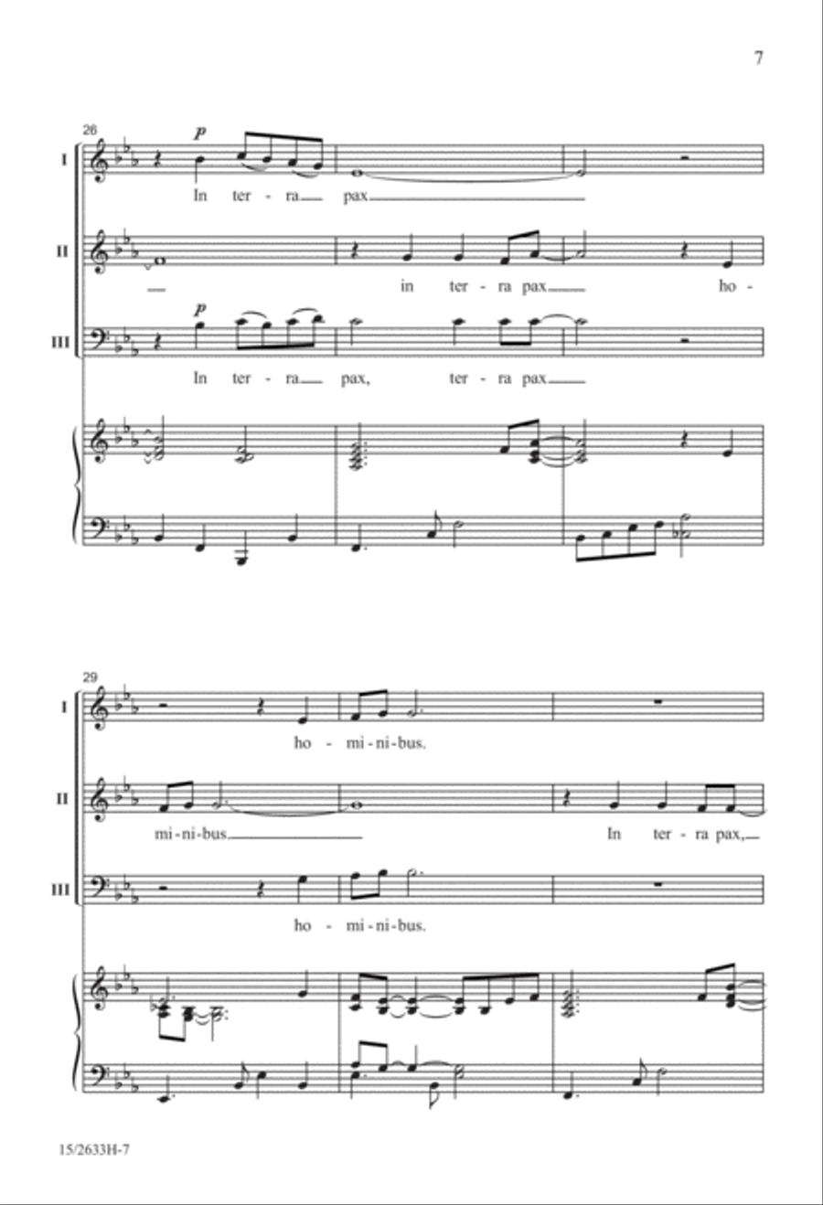 In Terra Pax 3-Part scores gallery preview page 8