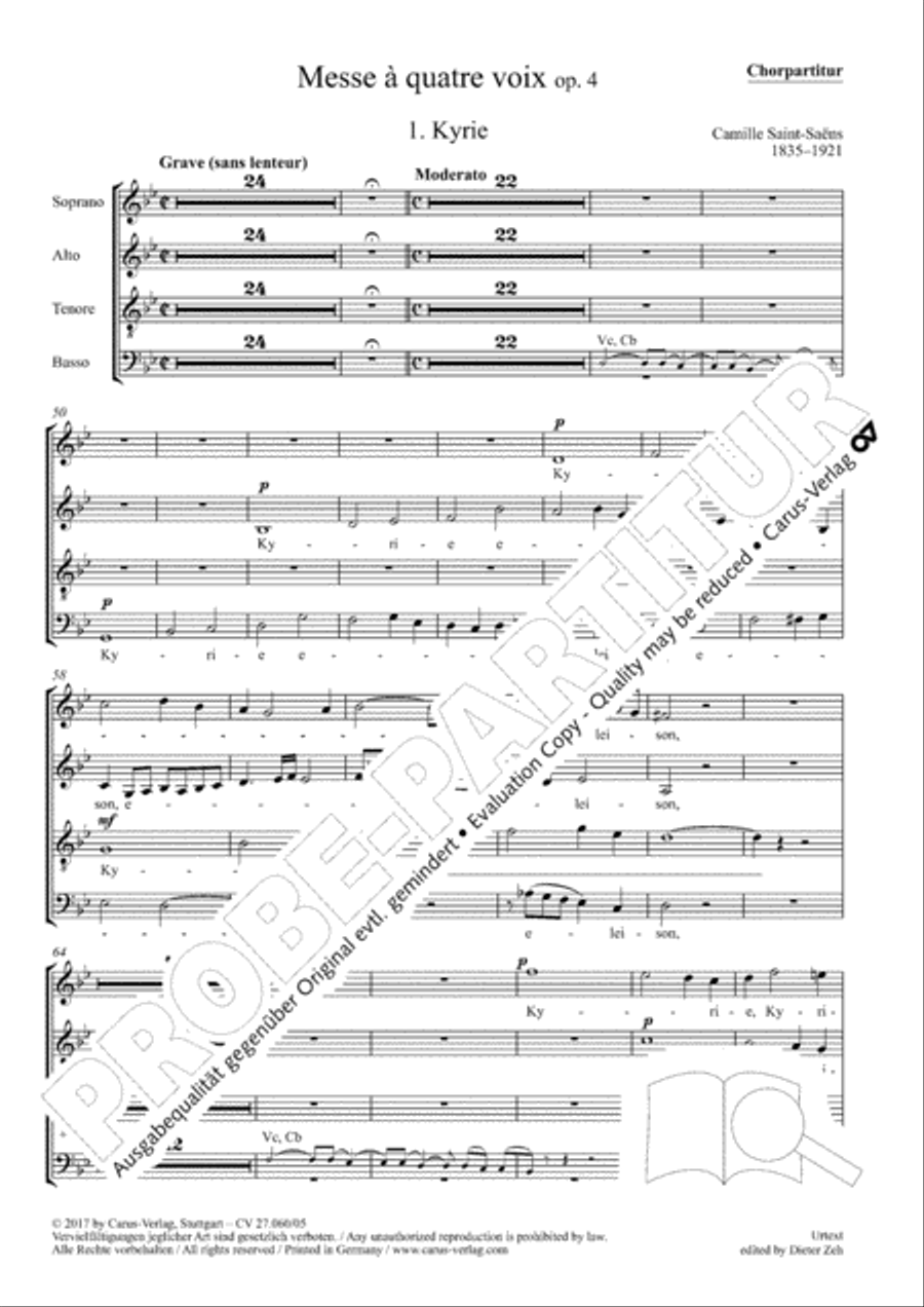 Messe a quatre voix 4-Part scores gallery preview page 2