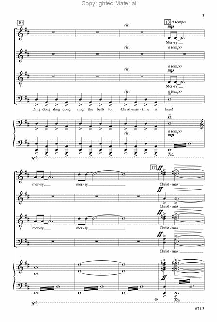 Christmas Goes Classical - SATB Octavo 4-Part scores gallery preview page 3