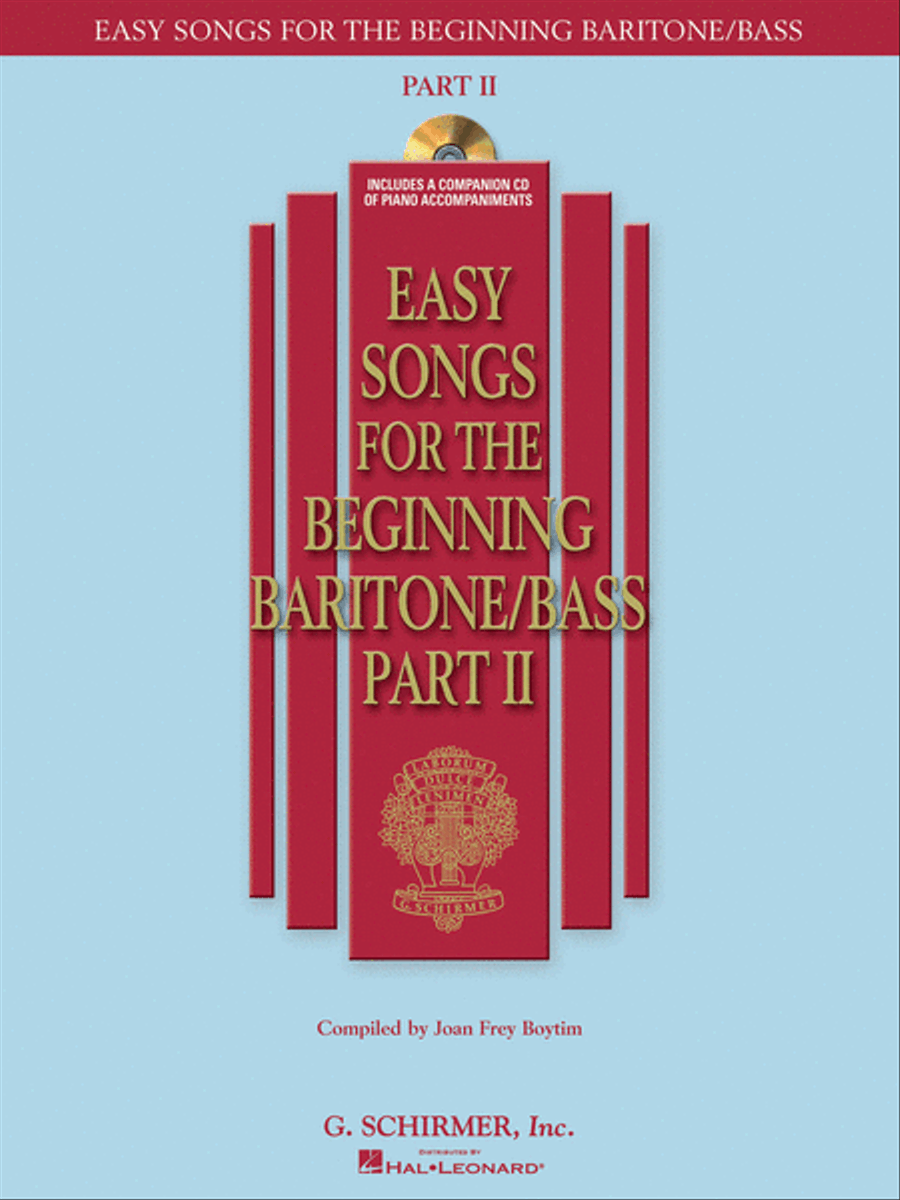 Easy Songs for the Beginning Baritone/Bass – Part II Voice scores gallery preview page 1