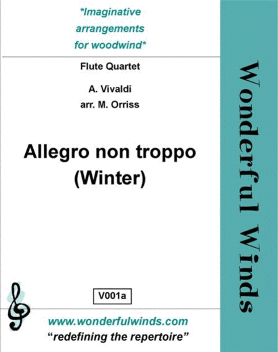 Allegro Non Troppo (Winter) Flute Quartet scores gallery preview page 1