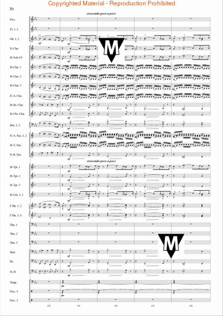 Triumphal March (from Aida) Concert Band scores gallery preview page 31