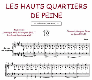 Book cover for Les hauts quartiers de peine (Collection CrocK'MusiC)