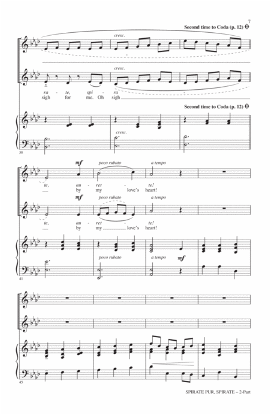 Spirate Pur, Spirate (Oh Breeze, Light Breeze) 2-Part scores gallery preview page 5