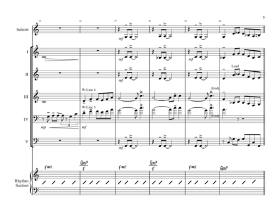 Appalachian Awakening Jazz Ensemble scores gallery preview page 5