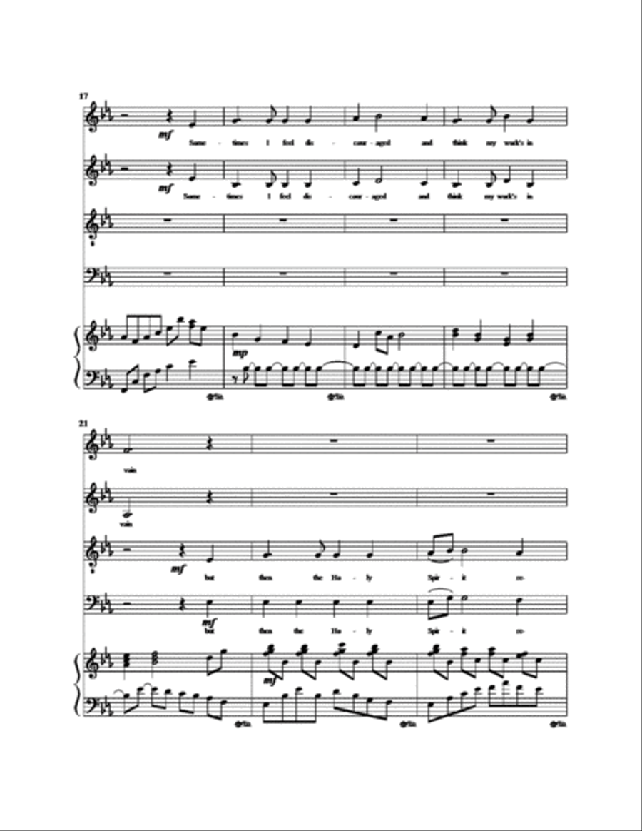 Balm in Gilead Choir scores gallery preview page 5