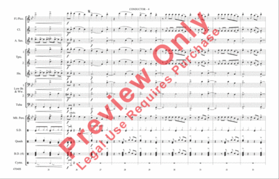 That's What I Like Marching Band scores gallery preview page 5