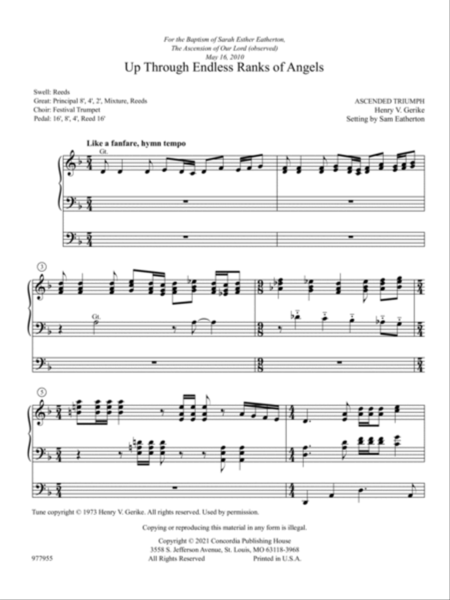 Hymn Inventions: Nine Chorale Preludes for the Church Year, Vol. 4 Organ scores gallery preview page 2