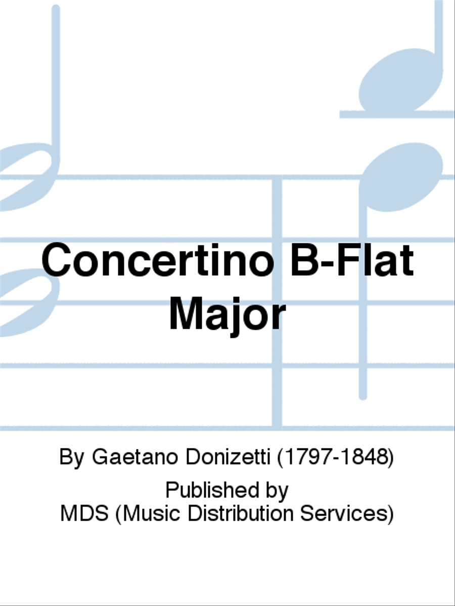 Concertino B-Flat Major Piano Accompaniment scores gallery preview page 1