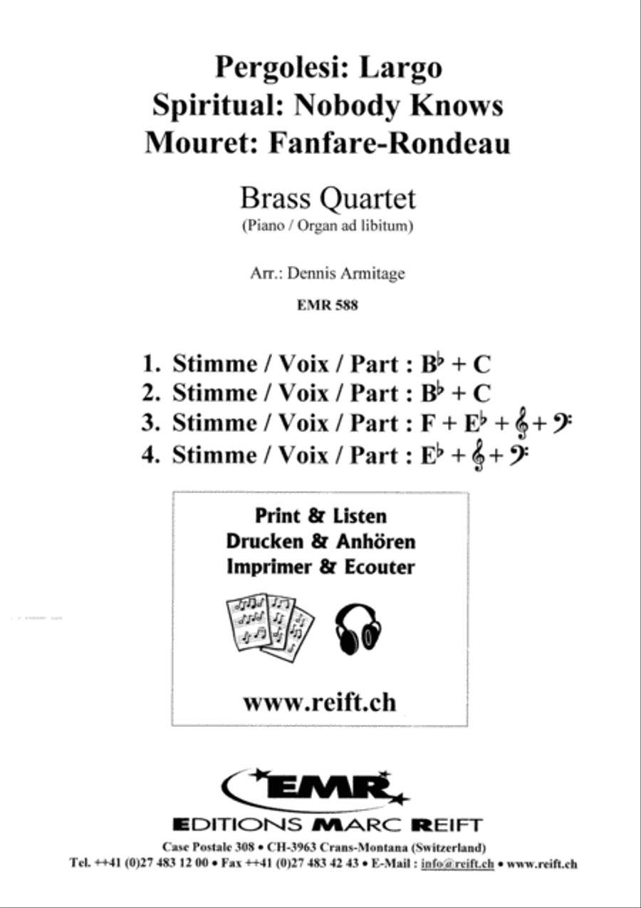 3 Quartets Volume 2 Brass Ensemble scores gallery preview page 7