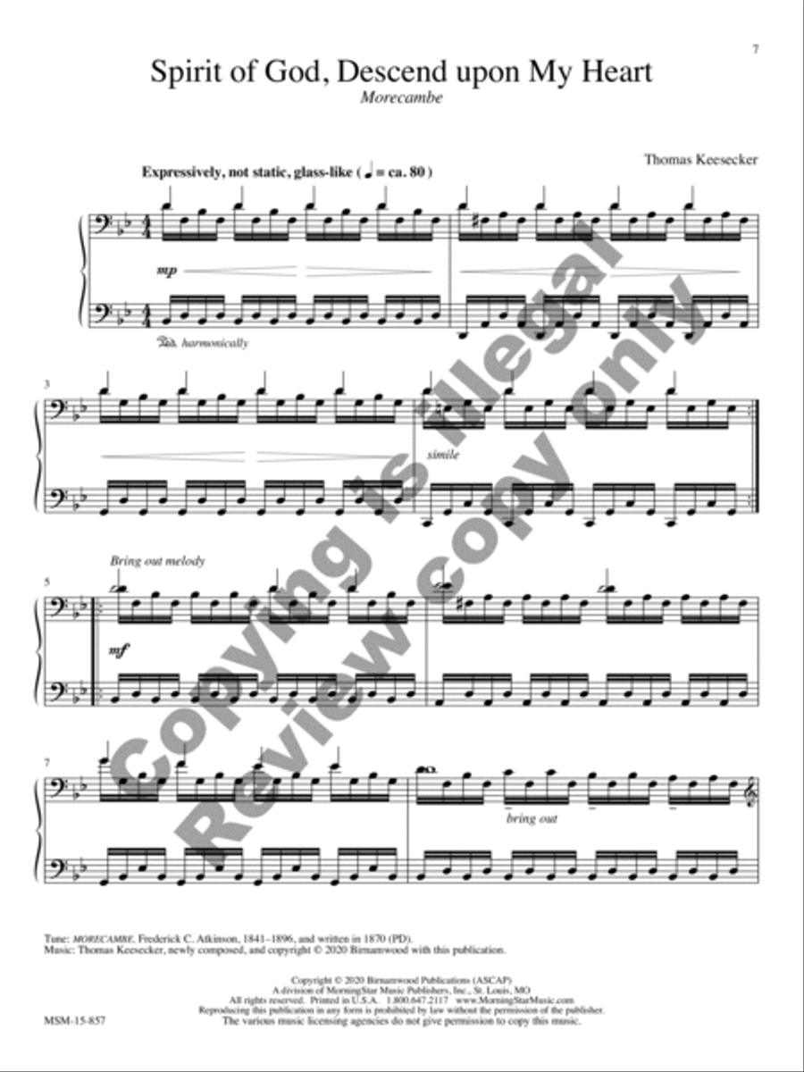 The Quiet Heart Piano Solo scores gallery preview page 5