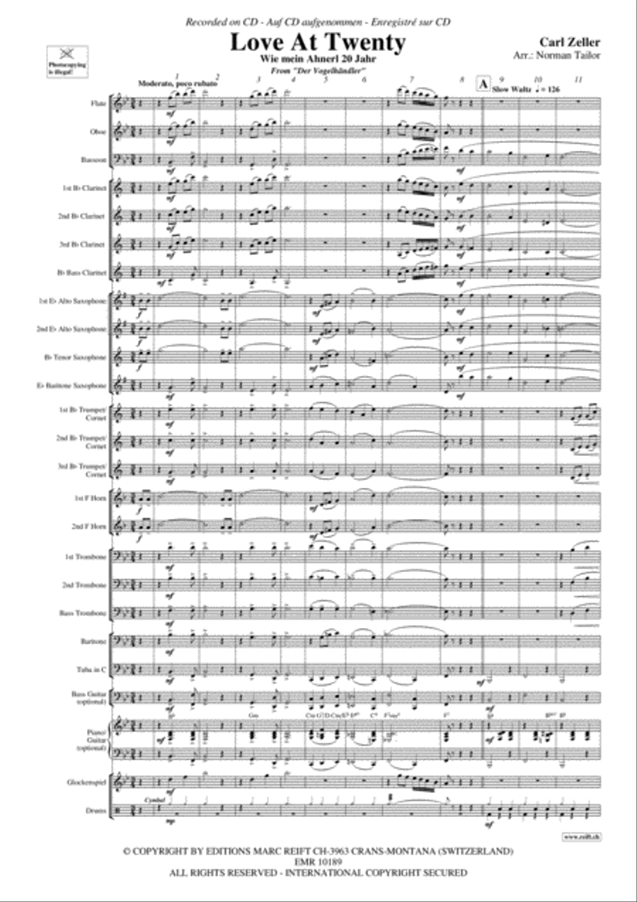 Love At Twenty Concert Band scores gallery preview page 4