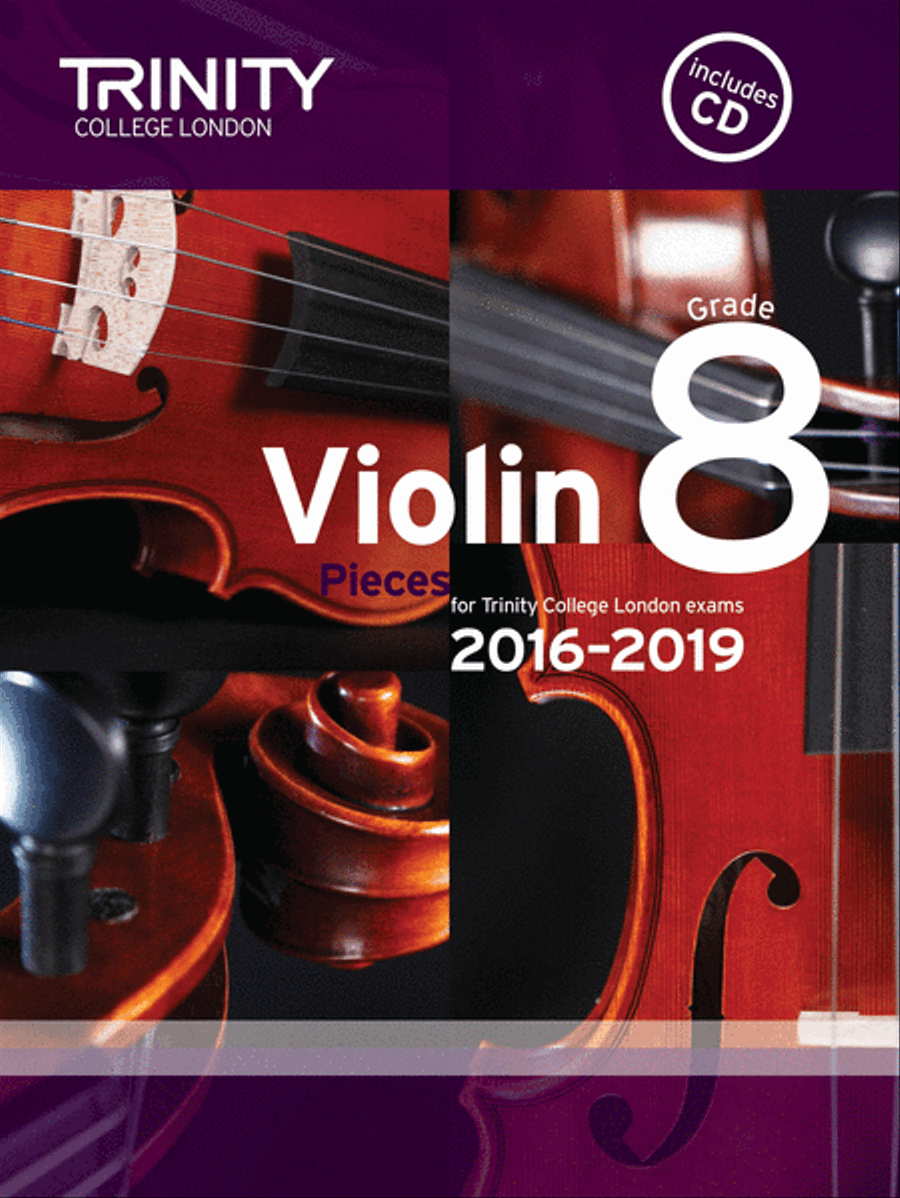 Violin Exam Pieces 2016-2019: Grade 8 (score, part & CD) Violin scores gallery preview page 1