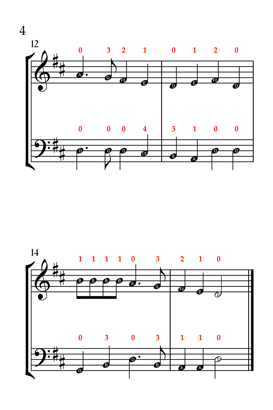 Deck the Halls (VIOLIN AND CELLO - EASY LEVEL) String Duet scores gallery preview page 5