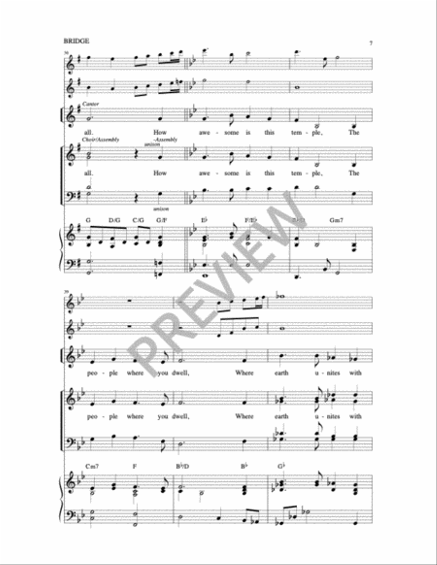 You Have Built Your House 4-Part scores gallery preview page 16