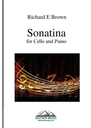 Book cover for Sonatina for Cello and Piano