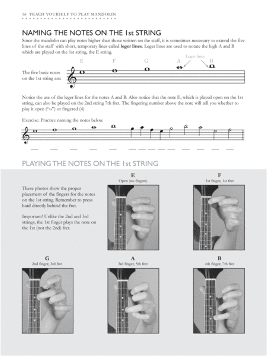 Alfred's Teach Yourself to Play Mandolin Mandolin scores gallery preview page 5