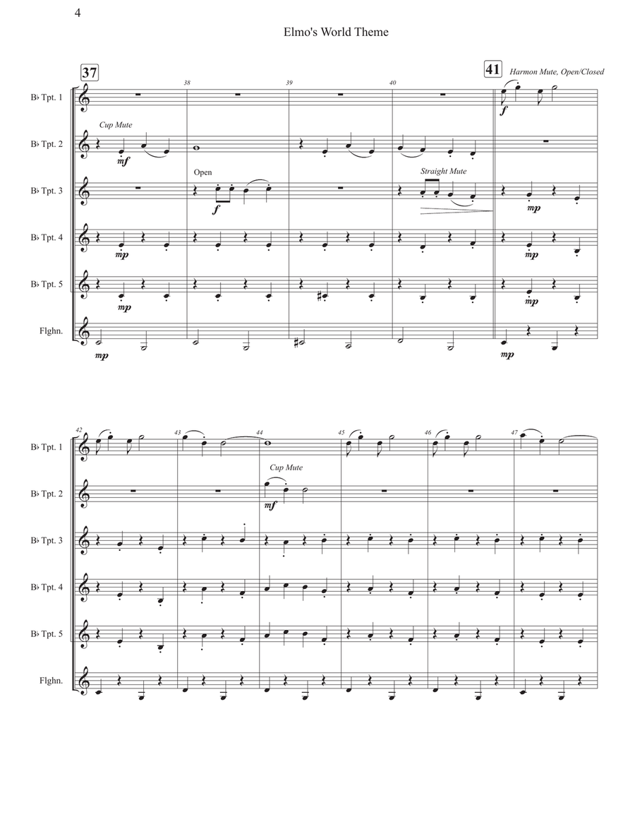 Elmo's World Small Ensemble scores gallery preview page 4