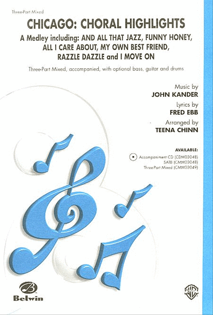 Chicago: Choral Highlights (A Medley) 2-Part scores gallery preview page 1