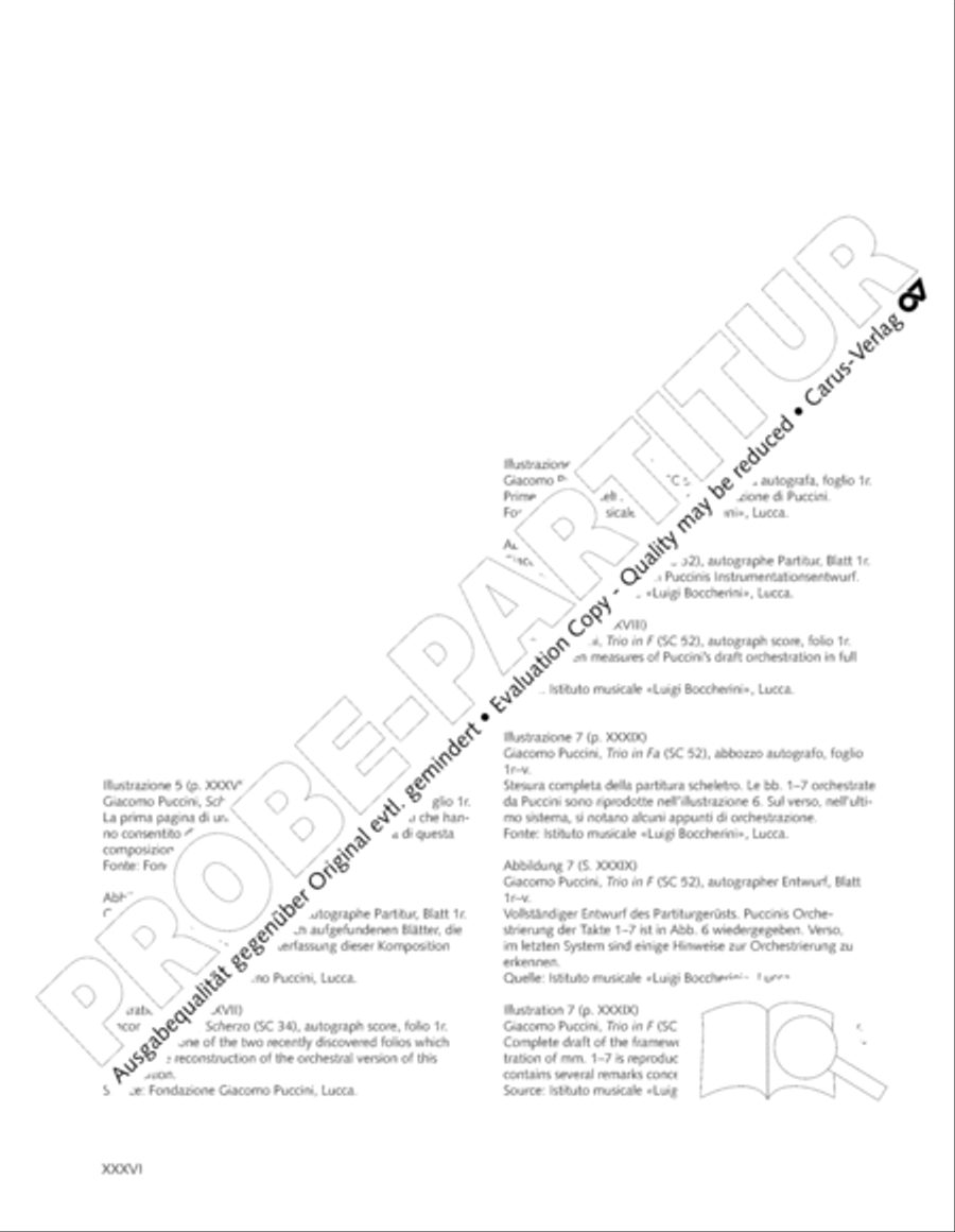 Edizione Nazionale delle Opere di Giacomo Puccini. II. Instrumental music; 1. Works for orchestra (vol. II/1) Score scores gallery preview page 37