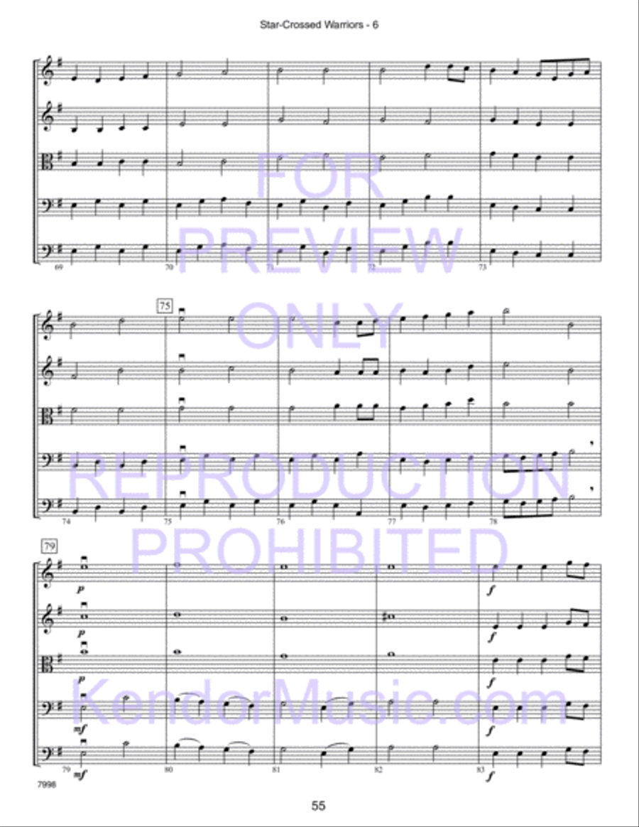 Kendor Concert Favorites, Volume 2 (Score) Score scores gallery preview page 60