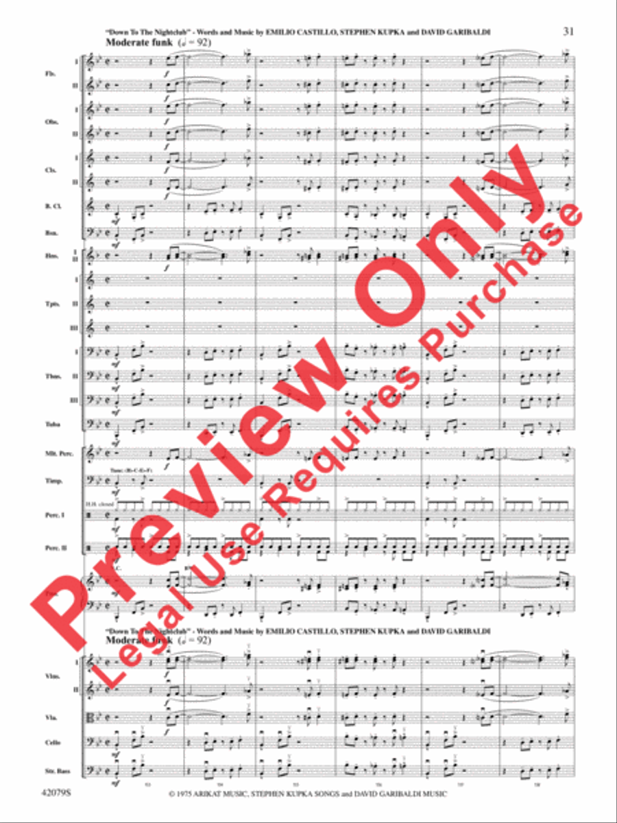Tower of Power Greatest Hits Full Orchestra scores gallery preview page 32