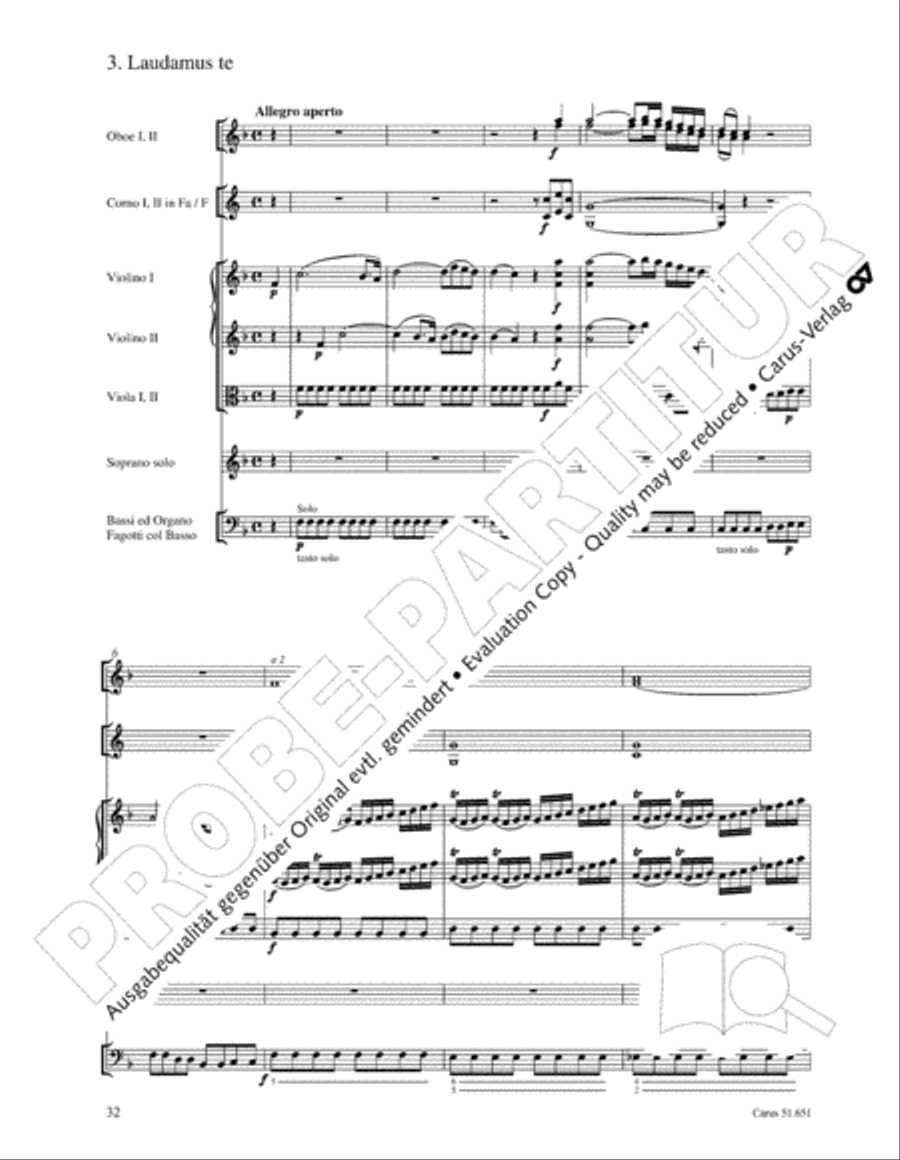 C Minor Mass, K. 427 (Missa in c KV 427) 4-Part scores gallery preview page 48
