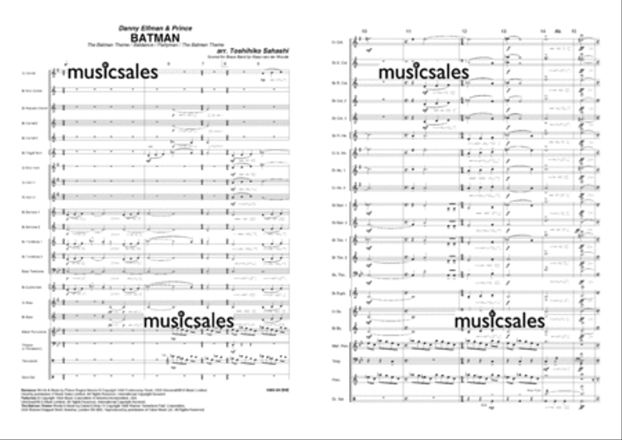 Batman Batman Brass Band scores gallery preview page 2
