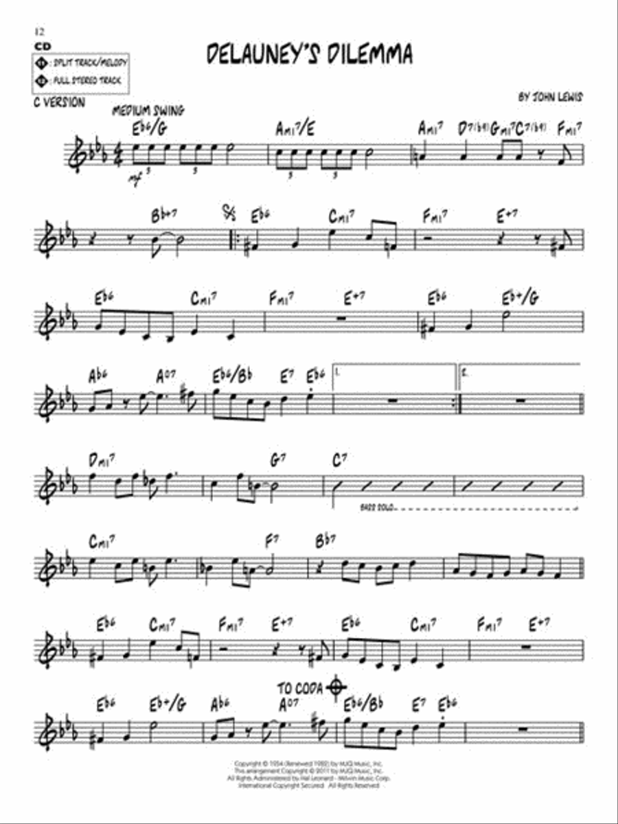 Modern Jazz Quartet Classics Jazz Ensemble scores gallery preview page 5