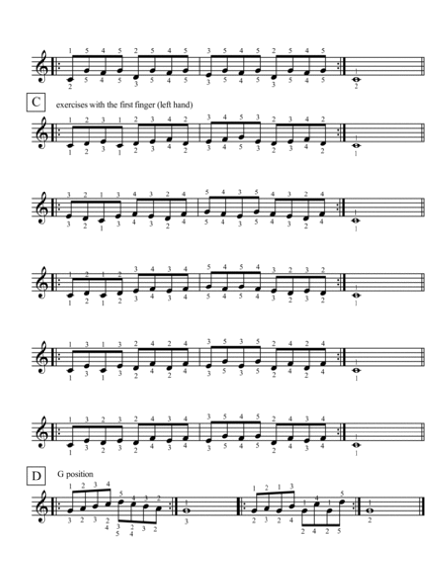My First Book of Hanon Accordion scores gallery preview page 5