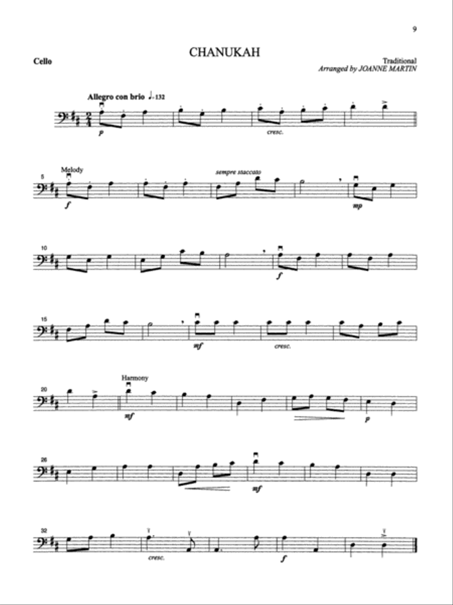 Festive Strings for String Quartet or String Orchestra String Quartet scores gallery preview page 6