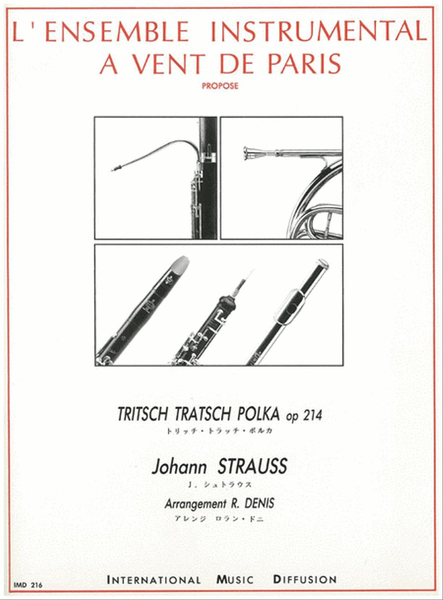 Tritsch Tratsch Polka Woodwind Quintet scores gallery preview page 1