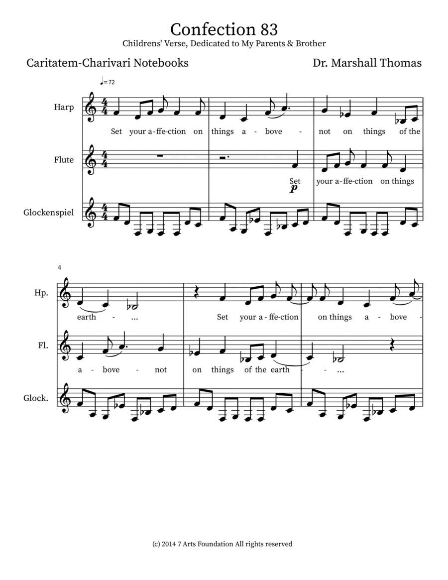 Confection 83 Flute scores gallery preview page 1