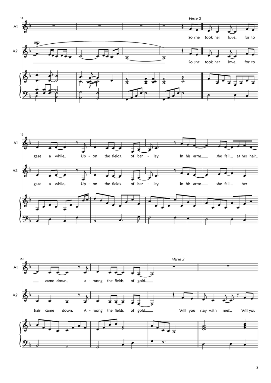 Fields Of Gold SA scores gallery preview page 2