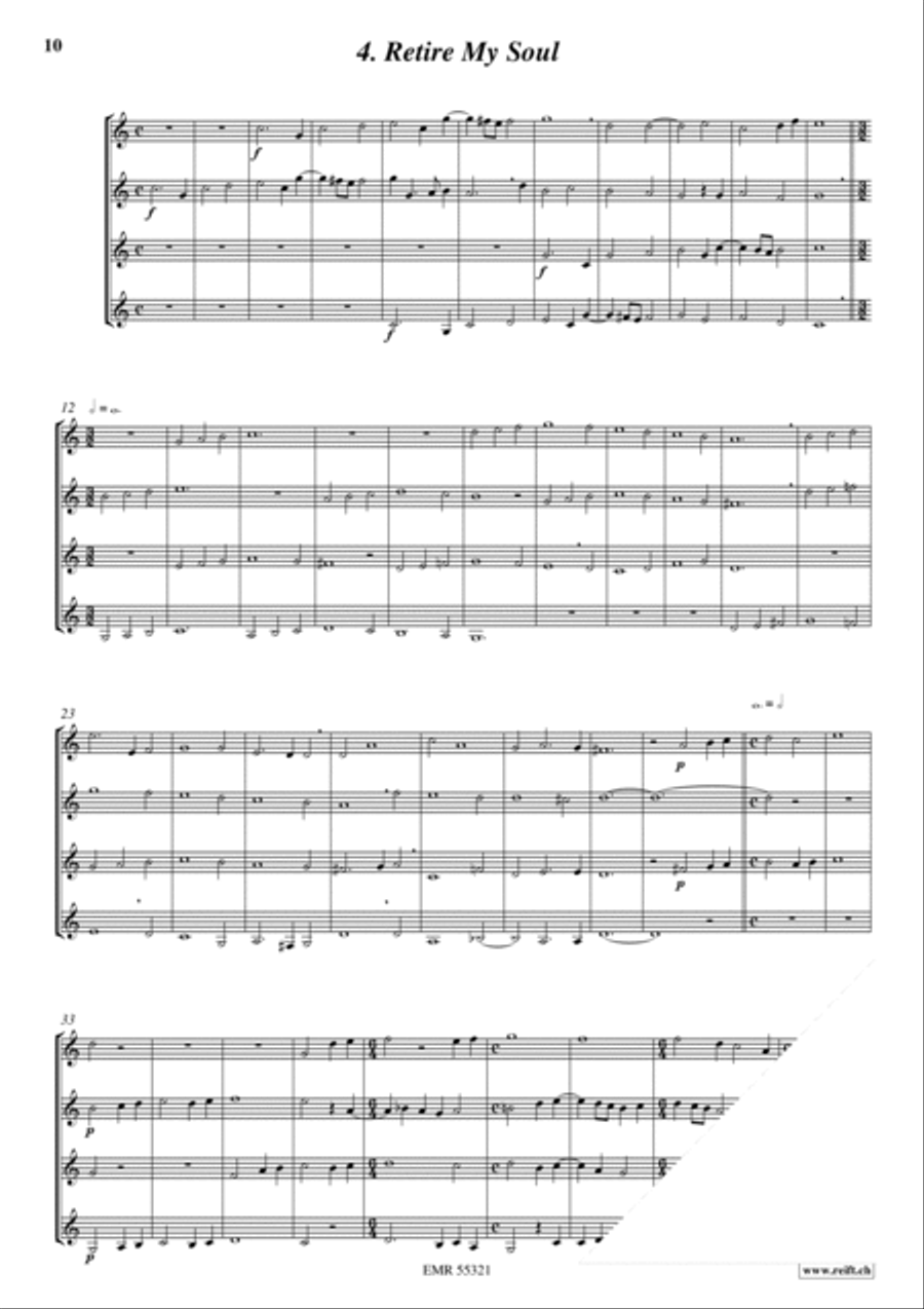 A Byrd Collection A Byrd Collection Euphonium Quartet scores gallery preview page 6