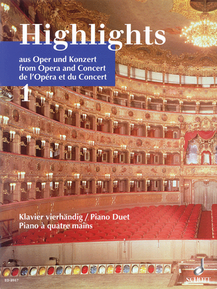 Book cover for Highlights from Opera and Concert
