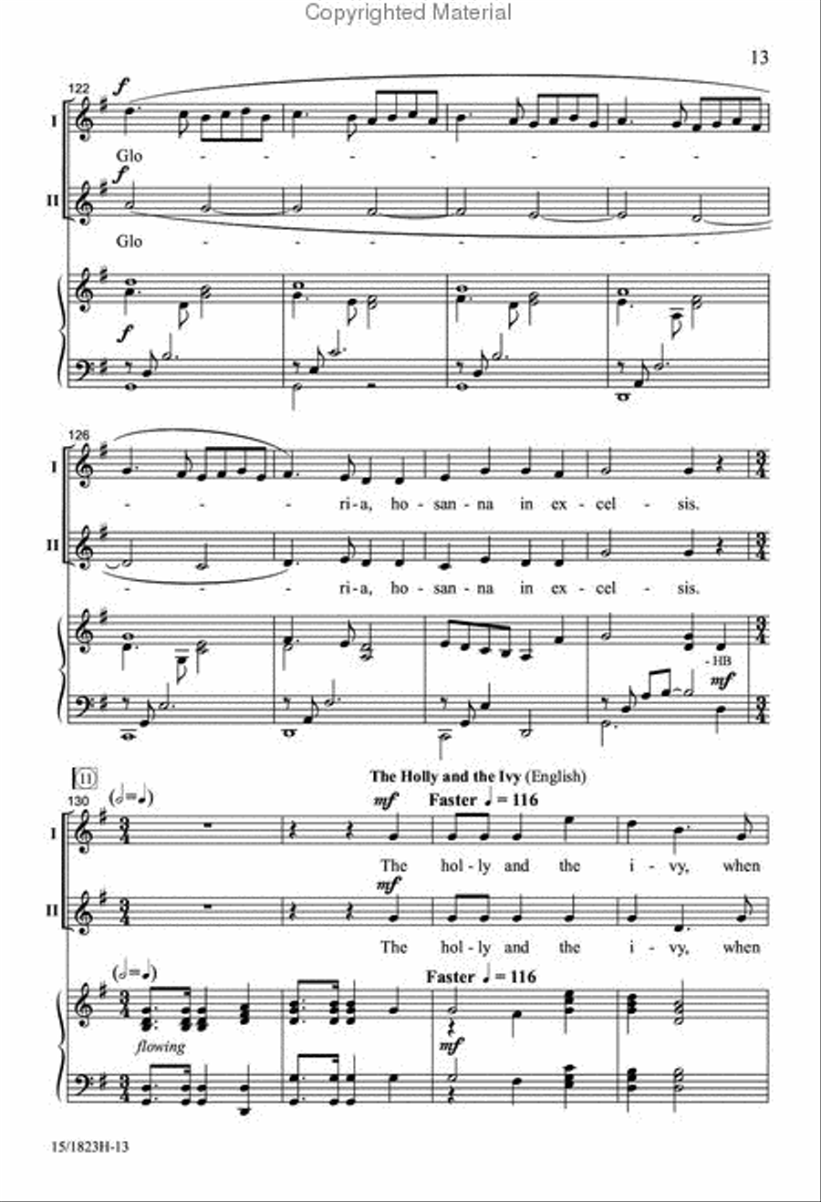A Garland of Carols A Garland of Carols 2-Part scores gallery preview page 13