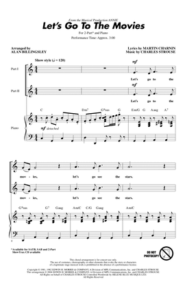 Let's Go To The Movies (from Annie) (arr. Alan Billingsley)
