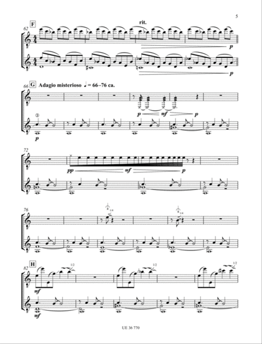 Un Cafe Con Astor Chamber Music scores gallery preview page 5