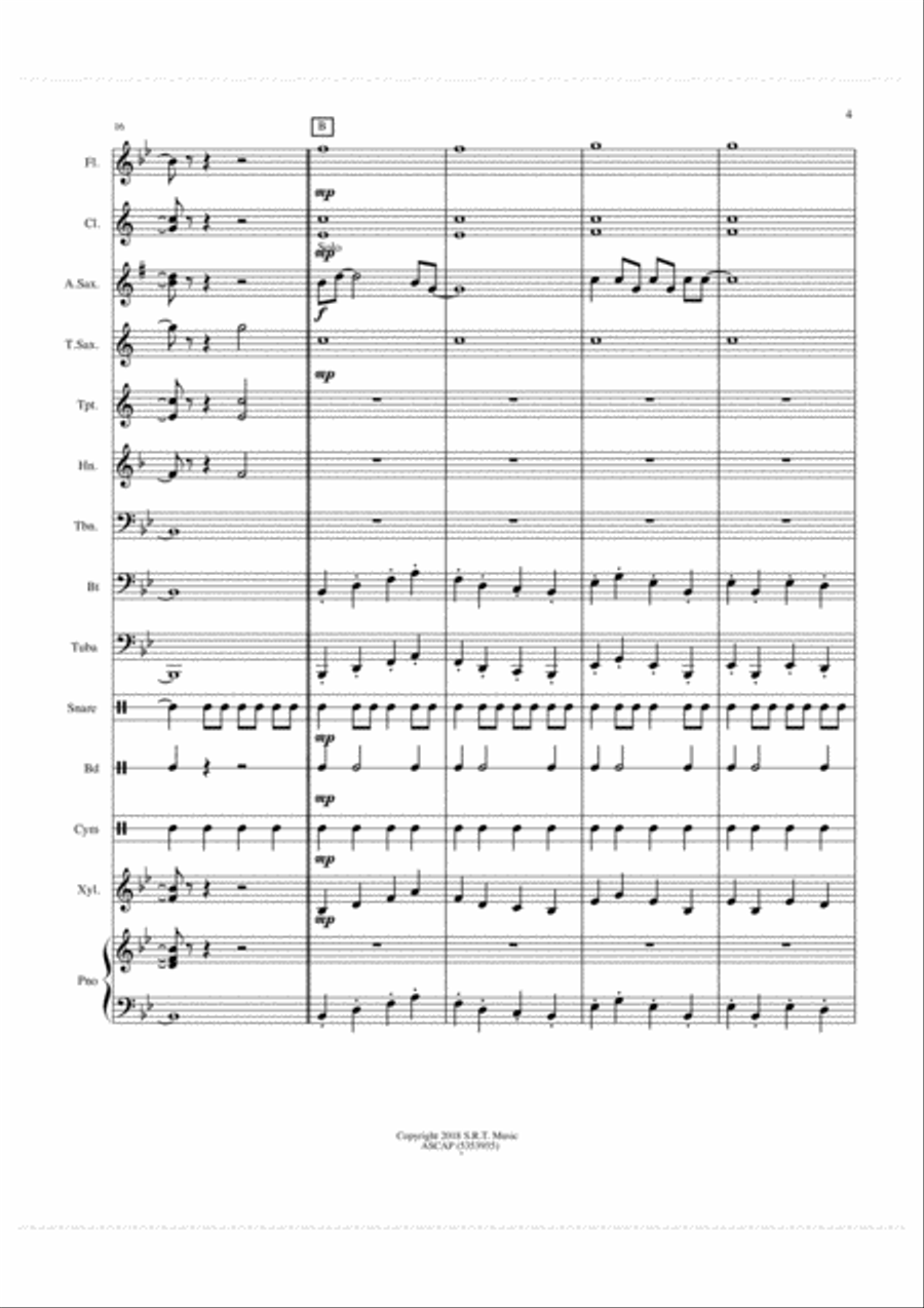 On the Beam On the Beam Concert Band scores gallery preview page 4