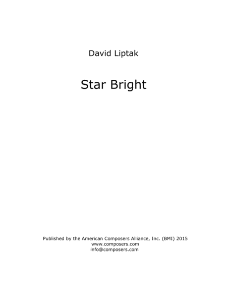 [Liptak] Star Bright