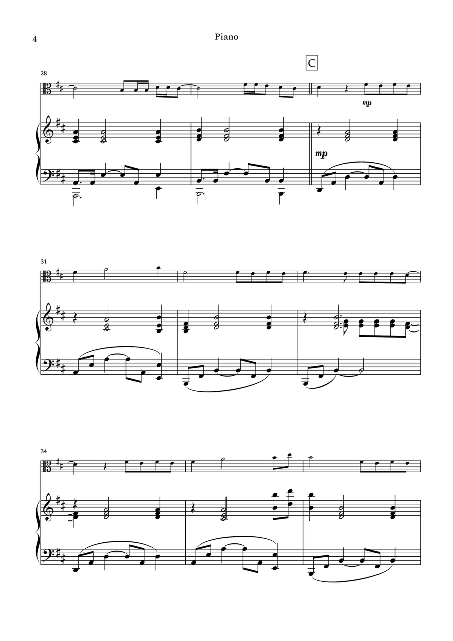 Chlorine Viola scores gallery preview page 4