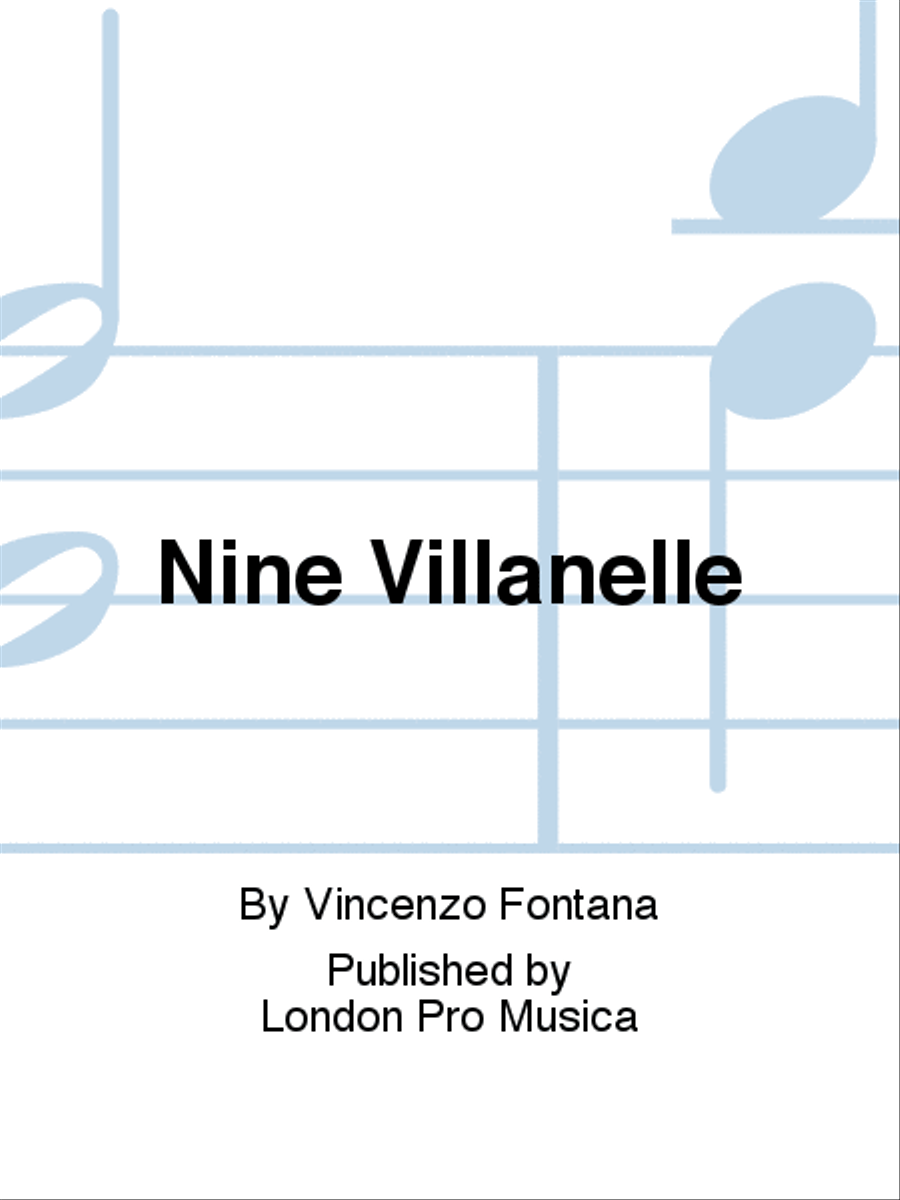 Nine Villanelle Voice scores gallery preview page 1
